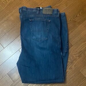 Wrangler Men's Dark Blue Relaxed Jeans